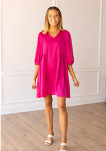 Load image into Gallery viewer, VIVA LA PINK CASUAL DRESS
